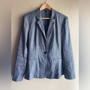 Express Women Blue Jacket Size 14